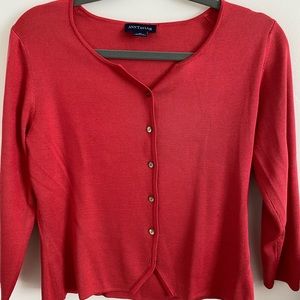 🪸Ann Taylor Silk Cardigan - Medium